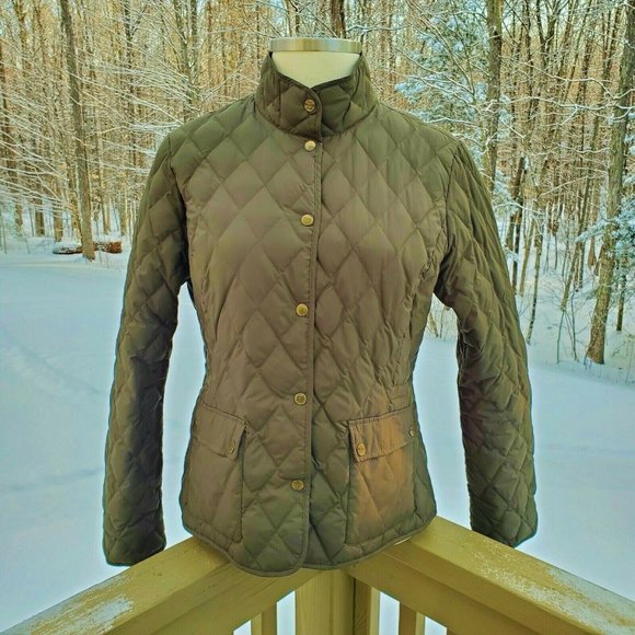 Eddie Bauer Seattle premium goose down jacket Girls XL Womens S Small Coat Green - Picture 1 of 11